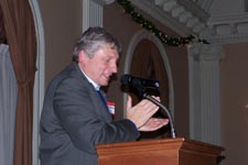 Brad V. at podium